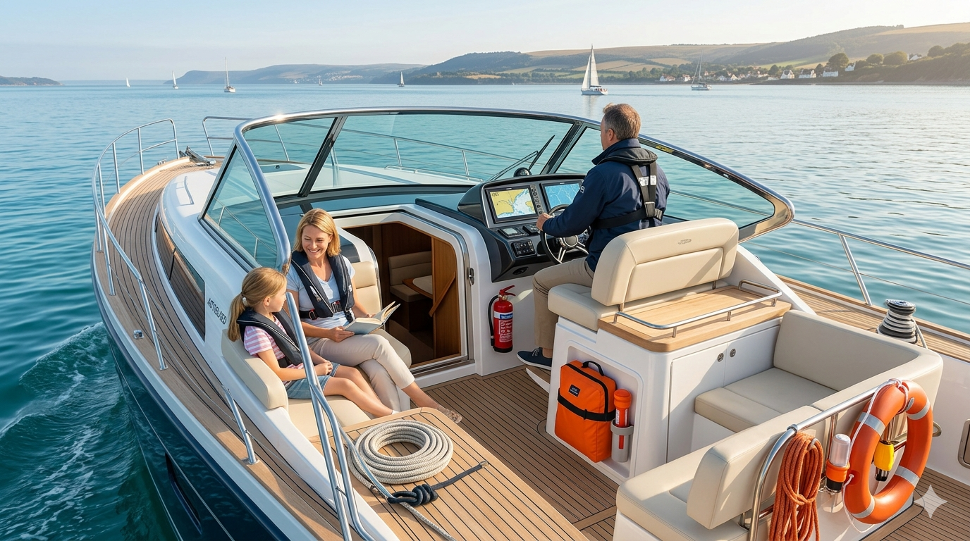 Sicherheit an Bord durch gut sichtbare, unverzichtbare Sicherheitsausrüstung für Yachten