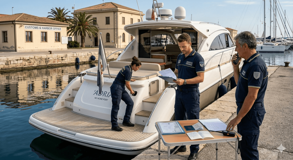 San Marino yacht registration Mediterranean cruising compliance